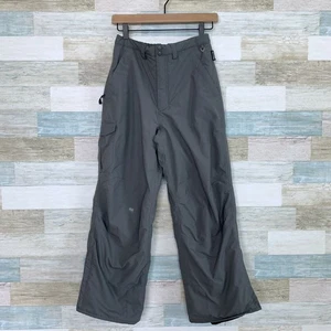 Quest Insulated Nylon Snow Pants Gray Thinsulate Ski Winter Youth Unisex Large - Picture 1 of 8