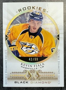 Kevin Fiala #BDR-KF 2015-16 Upper Deck Black Diamond Rookies #/99 Predators - Foto 1 di 2