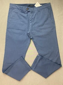 JW Brine Italy Light Blue Trouser Light Cotton Pants 40 - Picture 1 of 3