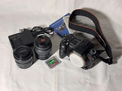 Sony Alpha 700 + 18-55mm + 35-70mm + Kameratasche Zubehörpaket - Bild 1 von 4