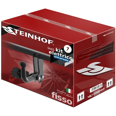 Gancio di traino fisso per Mazda 3 BM Due volumi 2013-2019 + kit el. 7-poli - Immagine 1 di 4