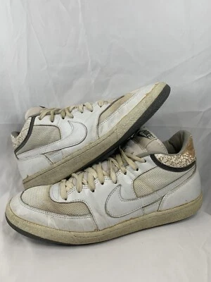 De Colección Nike 1984 Challenge Court Tenis Zapatos McEnroe Blanco Gris 13 OG Años 80 Mac Foto 1 de 4