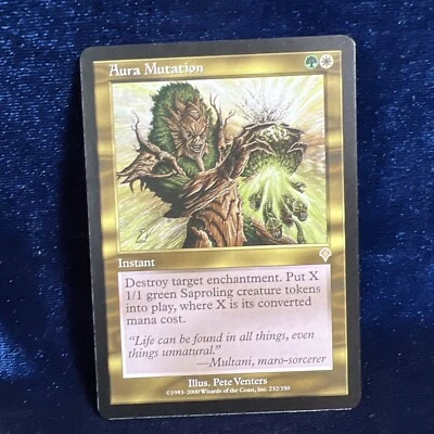 Aura Mutation Invasion Magic The Gathering Mtg Card 232/350 Rare NM - Image 1 of 4