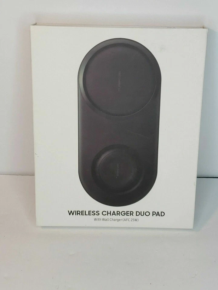 SAMSUNG Wireless Charger Duo Pad with Wall Charger (AFC 25W) / BLACK  - Image 1 of 1