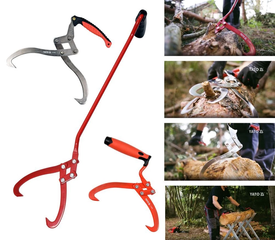 Handpackzange Packzange Handhebehaken Stammheber Holzgreifer Forstzange - Bild 1 von 2