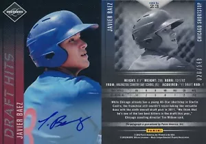 Javier Báez Cubs 2011 Panini Borrador Limitado Hits Firmas Novato Automático RC - Imagen 1 de 1