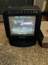 Sony Watchman Portable Color TV FDT-5BX5 TV AM/FM Tuner Tested Works See Photos