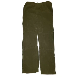 Boys Olive Green Cotton Pants Size Small with Pockets - Picture 1 of 3