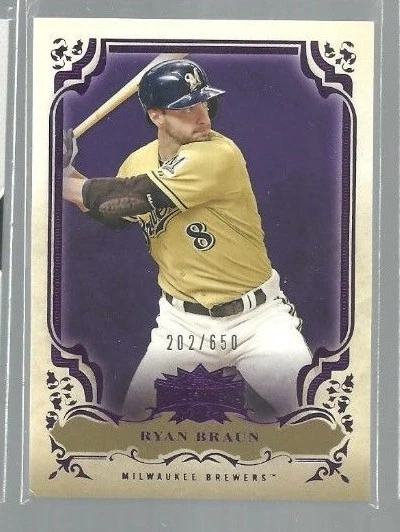  2013 Topps Triple Threads Amethyst #26 Ryan Braun 202/650 (ref43262) - Image 1 of 1