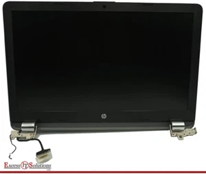 HP 15-BW 15-bw024na Top End Lid Screen Webcam Wifi Hinges COMPLETE GREY - Afbeelding 1 van 5