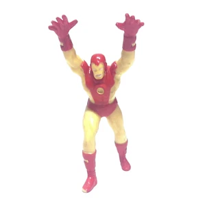 MARVEL COMICS 1990 VINTAGE PVC Iron Man APPLAUSE LOOSE FIGURE 4.5" - Picture 1 of 6