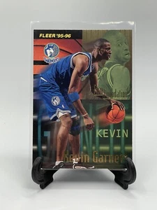 1995-96 Fleer Basketball Kevin Garnett RC Rookie Card Minnesota Timberwolves 335 - Picture 1 of 2