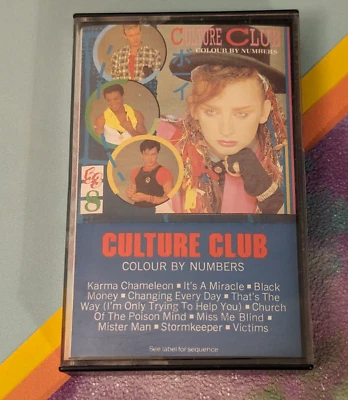 Culture Club - Colour By Numbers (1983 Cassette) Virgin QET 39170 Boy George Pop - Imagem 1 de 4