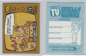 Fleer 1980, pegatina TV Smelly Awards, #60 Goober Pile - Imagen 1 de 1