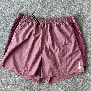Nike Shorts Mens XXL Challenger Shorts 7" Standard Fit Red Lined Dri-FIT Bottoms - Picture 1 of 14