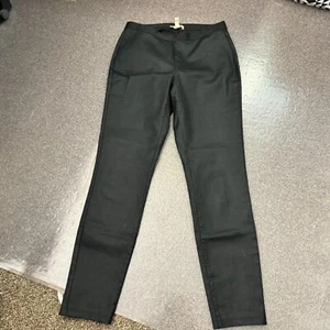 Eileen Fisher Organic Cotton Blend Skinny Pants Coated Finish XS - Picture 1 of 6