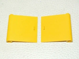 LEGO Trains : paire porte 1 x 5 x 4 gauche + droite - jaune - set 4564 720 - Imagen 1 de 1