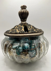Mystery gemischte Modeschmuck Glas Vase Vintage bis jetzt - 3 Pfund - tragbar - Bild 1 von 5