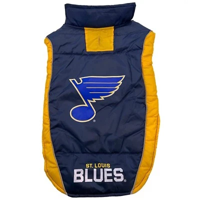 Pets First NHL PET Warming Sports Jacket Dogs Puffer Vest & Cats Puffer Vest - Image 1 of 3
