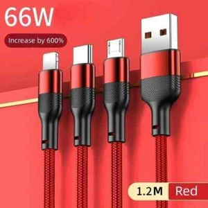 Fast Charger Block USB & Type C 20W Ultra Fast Wall Power Adapter/Cable Pack - Picture 1 of 5
