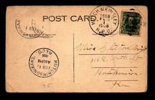 1908 Hutch & Kinsley RPO Card / Some Creasing - L21746