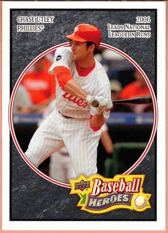 Chase Utley 2008 Upper Deck Heroes Black - Image 1 of 1