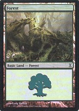 MTG - Time Spiral - Forest #300 - Foil - Various conditions