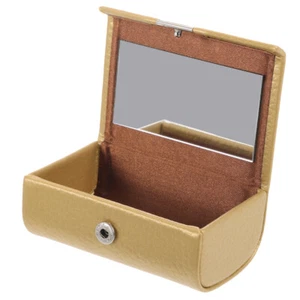 Scatola Rossetto Organizzatore Trucco da Viaggio Astuccio con Specchio per Borsetta - Foto 1 di 12
