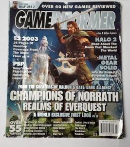 Game Informer #123 - July 2003 - Champions of Norrath Realms of Everquest, Halo  - Picture 1 of 12