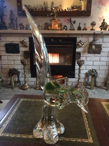 Large Vintage Murano Glass Cockerel Ornament. - Picture 1 of 4