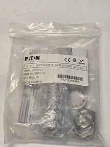 Eaton Cutler Hammer E57FAL18T111SD-M 18MM METAL FACE 3W DC PNP MICRO CONN c1-10 - Picture 1 of 1