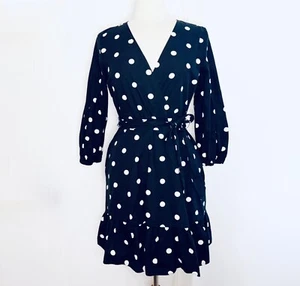 Vestido New York & C Fit & Fare Lunares Azul Marino Pequeño Fiesta/Oficina/Cóctel - Imagen 1 de 9