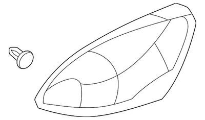 Genuine GM Park & Side Lamp 10321978 - Изображение 1 из 2