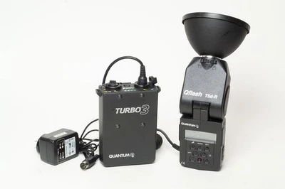 Tested Minty Quantum Qflash T5D-R T5dR TTL Flash Turbo 3 battery for Canon Nikon - Image 1 of 4