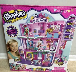 Shopkins Super Mall Shopville Accessories Play Set Shopping NEW Open Box - Picture 1 of 21