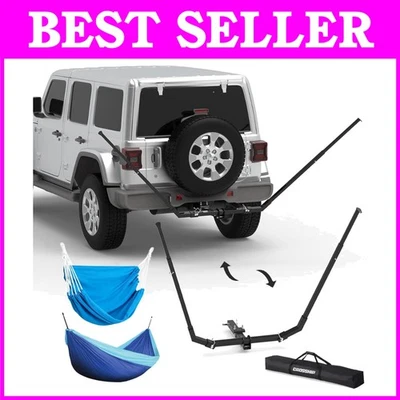 Kit de hamaca y silla receptor de enganche - Relajación exterior Foto 1 de 4