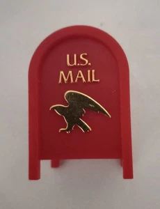 Miniatur Aktivität gesehen - Kunststoff rot Urlaub U.S. Mail Briefkasten - Bild 1 von 4
