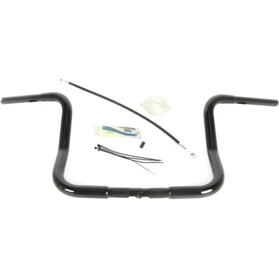 Kit de manillar Fat Baggers Inc. 1 1/4" EZ Install tapa redonda negro - 909412-B Foto 1 de 4