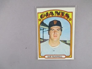 1972 Topps Baseball Hi # 720 Sam McDowell NMT NMT+ - Picture 1 of 2
