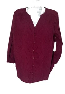 Croft & Barrow Women’s Top Petite - Picture 1 of 5