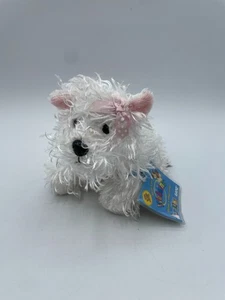 Nuevo Peluche Lil Kinz Webkinz Terrier Blanco Perro Cachorro HS106 con Código Sellado - Imagen 1 de 12
