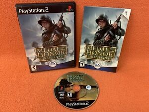 Medal of Honor Frontline Sony PlayStation 2 PS2 Black Label Complete!