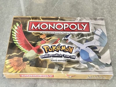 New SEALED Hasbro Monopoly POKEMON JOHTO EDITION Gotta Catch Them All Board Game - Image 1 of 4