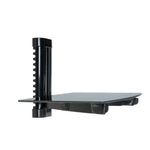 Verstellbare Wandhalterung Regal für TV Media Box Player Router DVR Schwebendes Glas - Bild 1 von 3