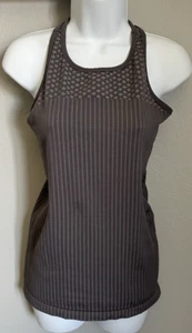 Camiseta sin mangas Athleta sin costuras talla grande gris espalda deportiva acanalada camiseta activa - Imagen 1 de 7