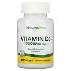 2 x Nature's Plus, Vitamin D3, 125 mcg (5.000 IE), 60 Softgels