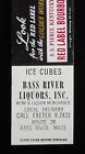 1950s Bass River Liquors S. S. Pierce Kentucky Red Label Bourbon Bass River MA