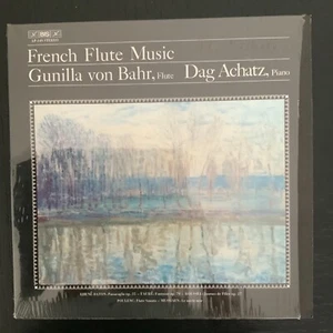FRENCH FLUTE MUSIC-FAURE-POULENC-BAHR-ACHATZ-ORIGINAL BIS VINYL-GERMANY - Picture 1 of 2