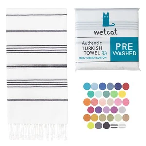 Turkish Beach Towel Oversized 38x71 100% Cotton Sand Free Quick Dry Extra Lar... - Picture 1 of 9