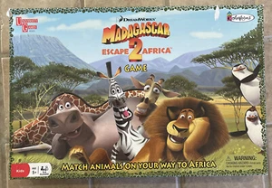 Madagascar Escape 2 Africa Board Game Colorforms Dreamworks Family Fun Complete - Picture 1 of 9
